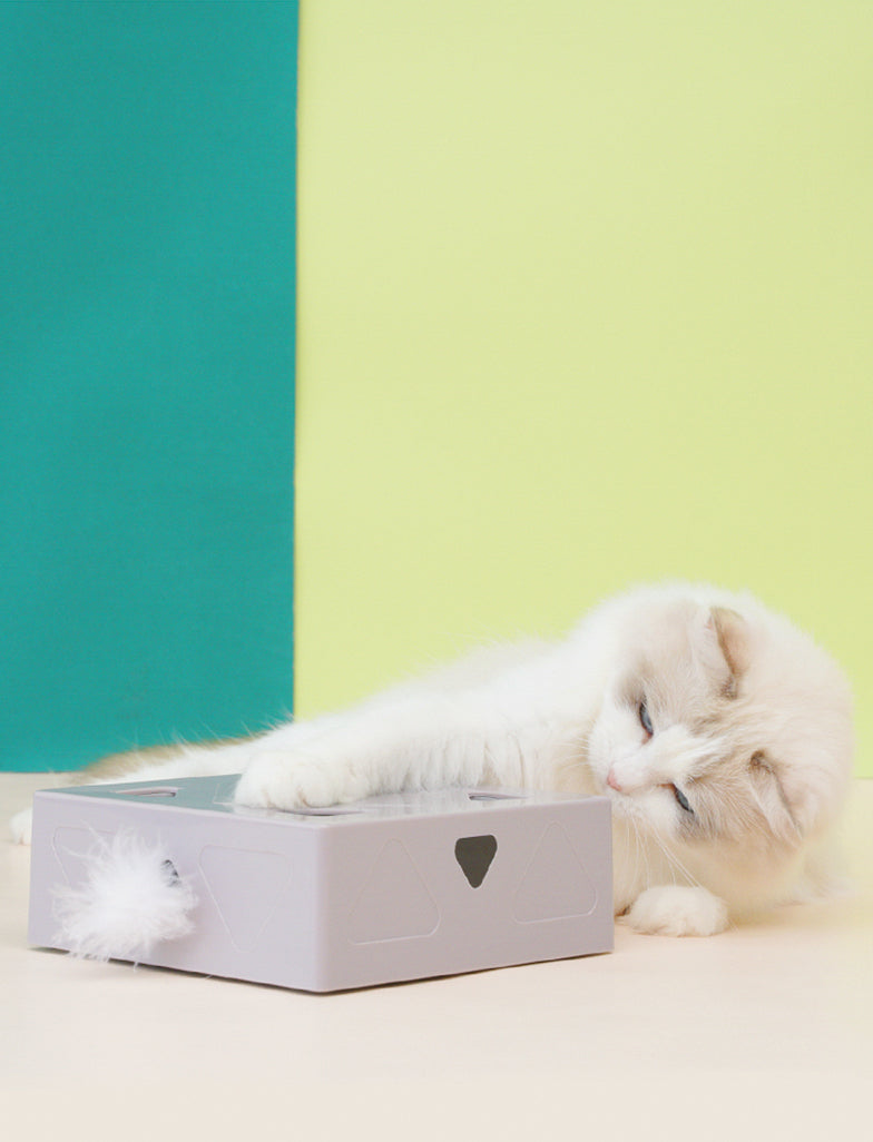 智能躲貓貓羽毛盒(一代)AI Interactive Cat Feather Toy Box