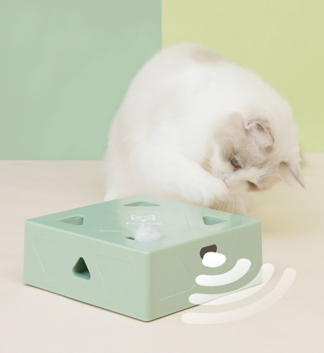 智能躲貓貓羽毛盒（一代）AI Interactive Cat Feather Toy Box