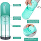 遛狗伸縮式過濾水樽 Portable Water Bottle With Activated Carbon Filter