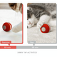 智能霹靂旋風彈彈球（貓咪專用毛絨款）Smart Cat Toy Ball